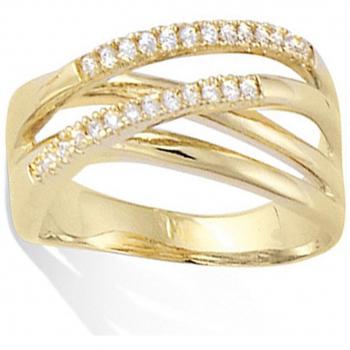 Placca Oro Goddess Anello 8mm Oro Bianco