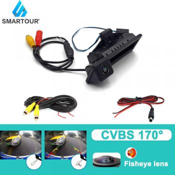 Smartour 170 Vehicle Backup Trunk Handle Camera for BMW X5 X6 E46 E39 E60 E70 E82 E90 1080P
