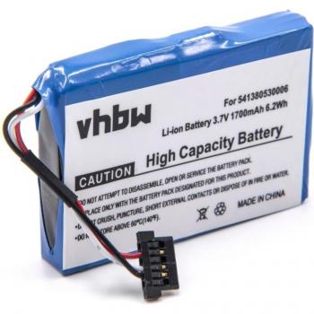 Batterie Li-ion Vhbw pour appareil de navigation Bluemedia BM6300 (1700mAh, 3,7V)