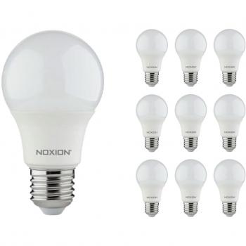 Ampoules LED Noxion 10x Lucent Classic E27 4.9W 480lm Dépolie Blanc Chaud Équivalent 40W