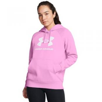 Under Armour Hoodie Fleece Rosa Mujer 2XL