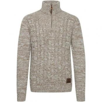 Troyer SDPankraz Wärme-Strickpullover Herren – 100% Baumwolle, Beige, Grobstrick, Gr. XXXL