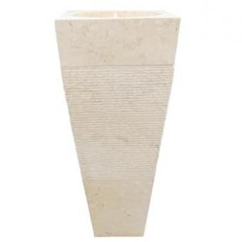 Lavabo Mido in Marmo: Panna e Grigio