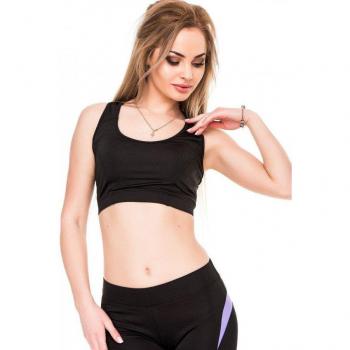 Top da allenamento nero ISSA Plus L