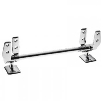 Cerniere Copriwater 5 Fori Alette Coperchio Corto Cromo