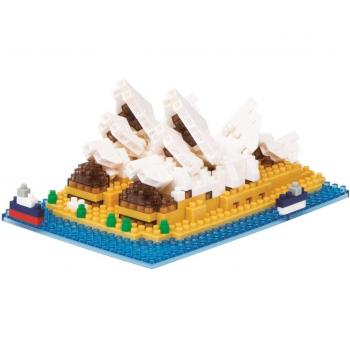 Nanoblock NBH‑052 Opernhaus Sydney – Sehr schweres 3D-Puzzle
