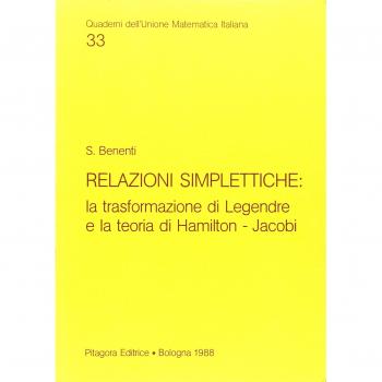 Relazioni simplettiche: la trasformazione di Legendre e la teoria di Hamilton-Jacobi