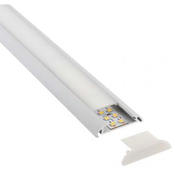 Kit Fita LED 1m – Perfil Alumínio Mark