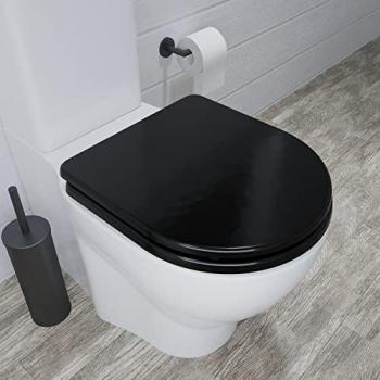 Croydex D-Shaped Soft Close Toilet Seat