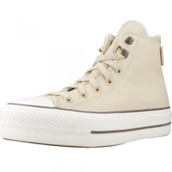 Converse Chuck Taylor All Star Femminile Alta su Piattaforma Beige