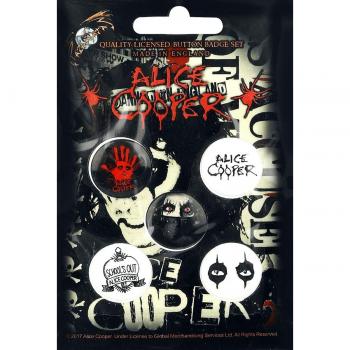 Alice Cooper Quick‑Click Eye Buttons – 5 Pack