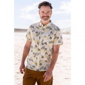Camicia in cotone da uomo a maniche corte Mountain Warehouse