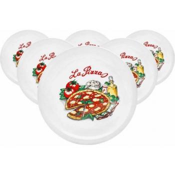 Van Well Pizzateller Napoli, rund, 30 cm, 6er Pack