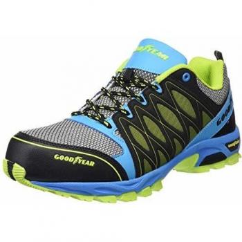 Chaussures de sécurité Goodyear S1P noir/bleu/jaune Taille 46