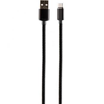Muvit cable USB-Tipo C 2A conector magnético 1,2m negro