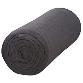 Drap housse en jersey 90 x 190 cm 1 personne Gris
