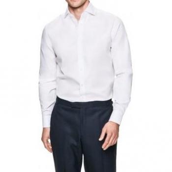 Camisa Oxford Slim Fit Hackett London Hombre Clásica Blanca