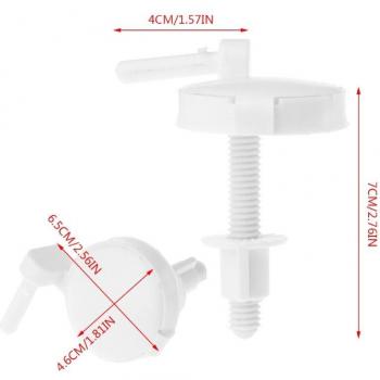 Toilet Seat Repair Screws, 2 Pieces