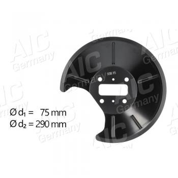Protector contra salpicaduras AIC 56386 disco de freno