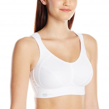 Extreme Control Wire‑Free Sports Bra – Anita, 38E, White
