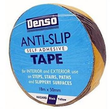 Sylglas Anti-Slip Tape 50mm X 18M Black & Yellow