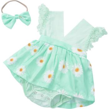 Mélodie de Bébé Combinaison Fleurie