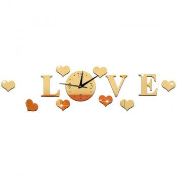 Quartz Love Wall Clock for DIY Decoration