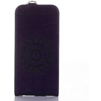 Protector Floral 3D en PU Morado