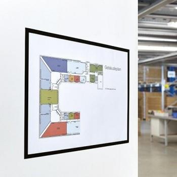 Vetrinetta Informationsrahmen A3 schwarz