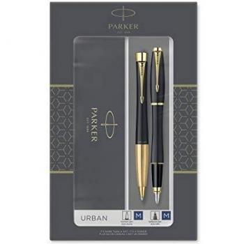 Coffret cadeau PARKER Urban : Stylo plume et Stylo bille noir mat