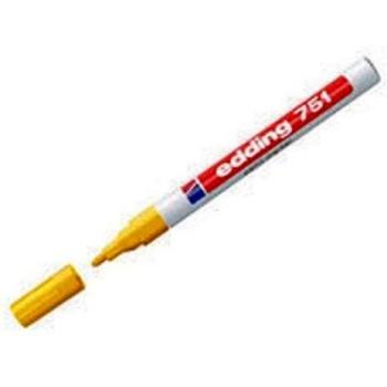 Edding Lackmarker 751, gelb, 1-2 mm, 10er Set