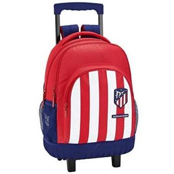 Mochila Atlético de Madrid con carro 32x45x21, Multicolor