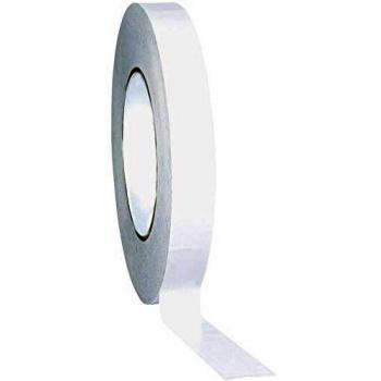 Translucent Double-Sided Tape by Toolcraft 50m x 19mm