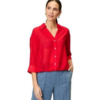 Zero Camicia Sera Rosso