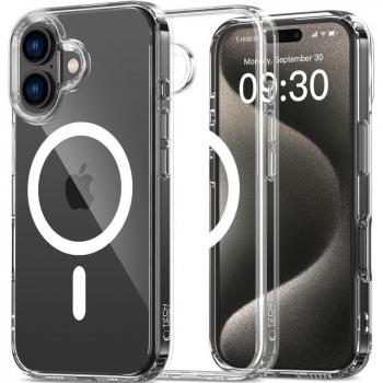 Tech‑Protect Clear iPhone 16 Plus Magnetic FlexAir Cover