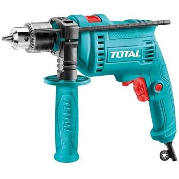 Taladro Percutor Total 680W con Portabrocas Manual de 13 mm