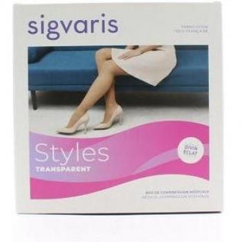 Medias Sigvaris C2 Transparente PA Beige 130 NXS 1 Par