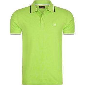 Polo Cappuccino Italia Appliqued Pique