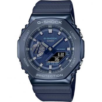 Casio G-Shock GM-2100N-2AJF Men's Blue Metal-Covered Timepiece