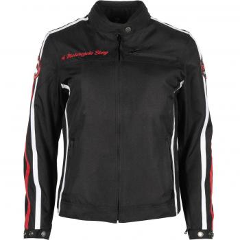 Helstons Veloz Negra Chaqueta Motociclista Dama L