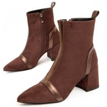 Tacón Alto Montevita Cella 96619 Botín para Mujer Marrón