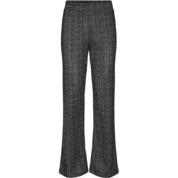 Noisy Pantaloni in Nero con Accenti Argentei