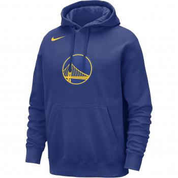 Sweat à capuche pour hommes NBA Warriors club bleu