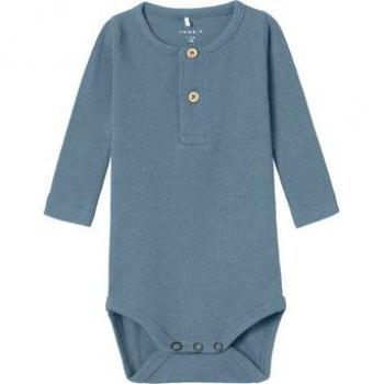 Corpo T-shirt a Maniche Lunghe NBMKAB Colore Nebbia
