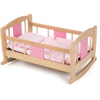 Tidlo Rustic Doll's Rocking Cradle