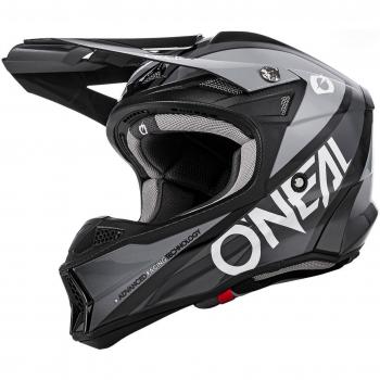 Oneal 10Series Hyperlite Core Motorradhelm Schwarz Grau XS