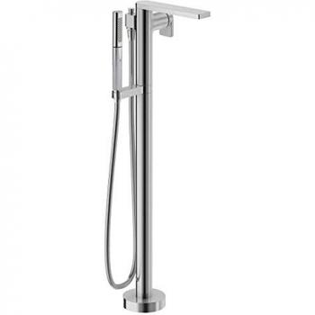 Jacob Delafon Robinet baignoire îlot Composed, finition titanium noir, dimension 8 cm