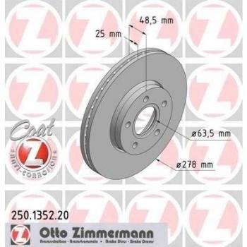 ZIMMERMANN 250.1352.20 Sport Bremsscheibe