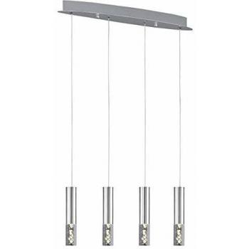 Fischer & Honsel Pendelleuchte Bubble 4x LED 5,0 Watt, matt, nickelfarben