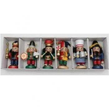 Collezione di Soldatini in Legno (6 pezzi) – 27x4x14 cm